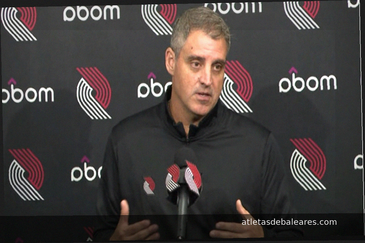 El primer entrenamiento de Micah Nori con los Blazers transcurrió bien. Luego olvidó terminarlo.
